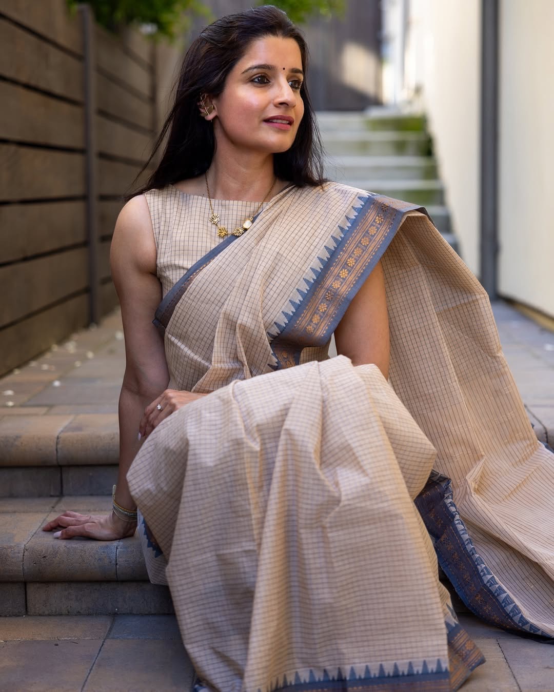 অরিজিনাল টেকলী সুতি শাড়ি।CS-27