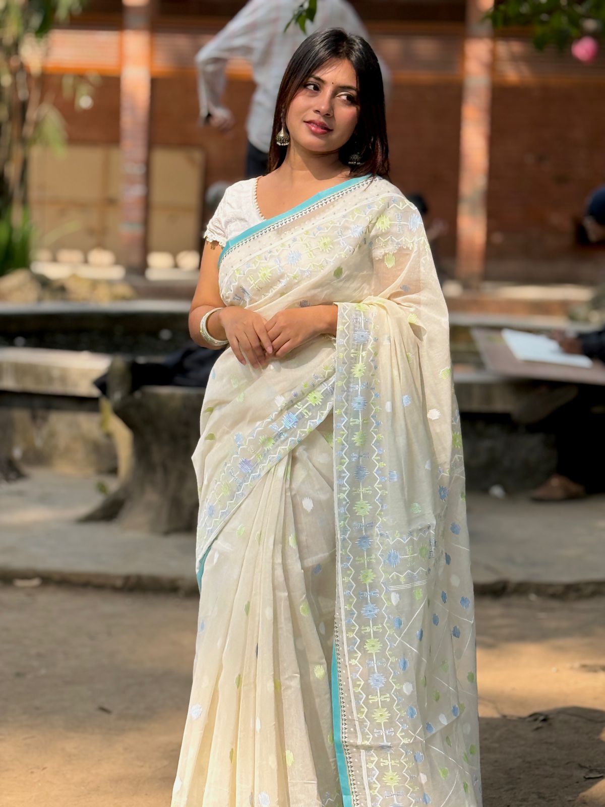 Premium Cotton Ambush Print Boutique Saree | APS-01