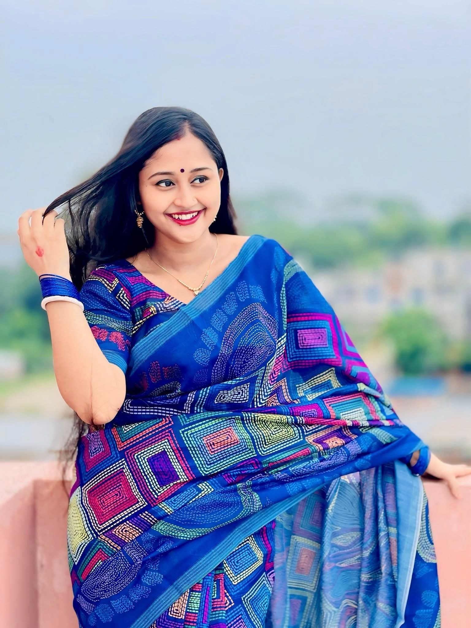 Pure Soft Silk Kanta Stich Design Saree With Blouse Piece | DG-148